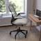 Flash Furniture Gray Mesh Mid-Back Task Chair with Roller Wheels BL-X-5M-DKGY-RLB-GG - alternate 2